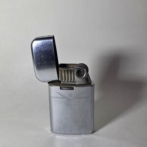 Vintage Ronson Varaflame Windlite Lighter USA Chrome Atomic Mid Century